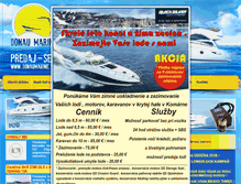 Tablet Screenshot of donaumarine.com